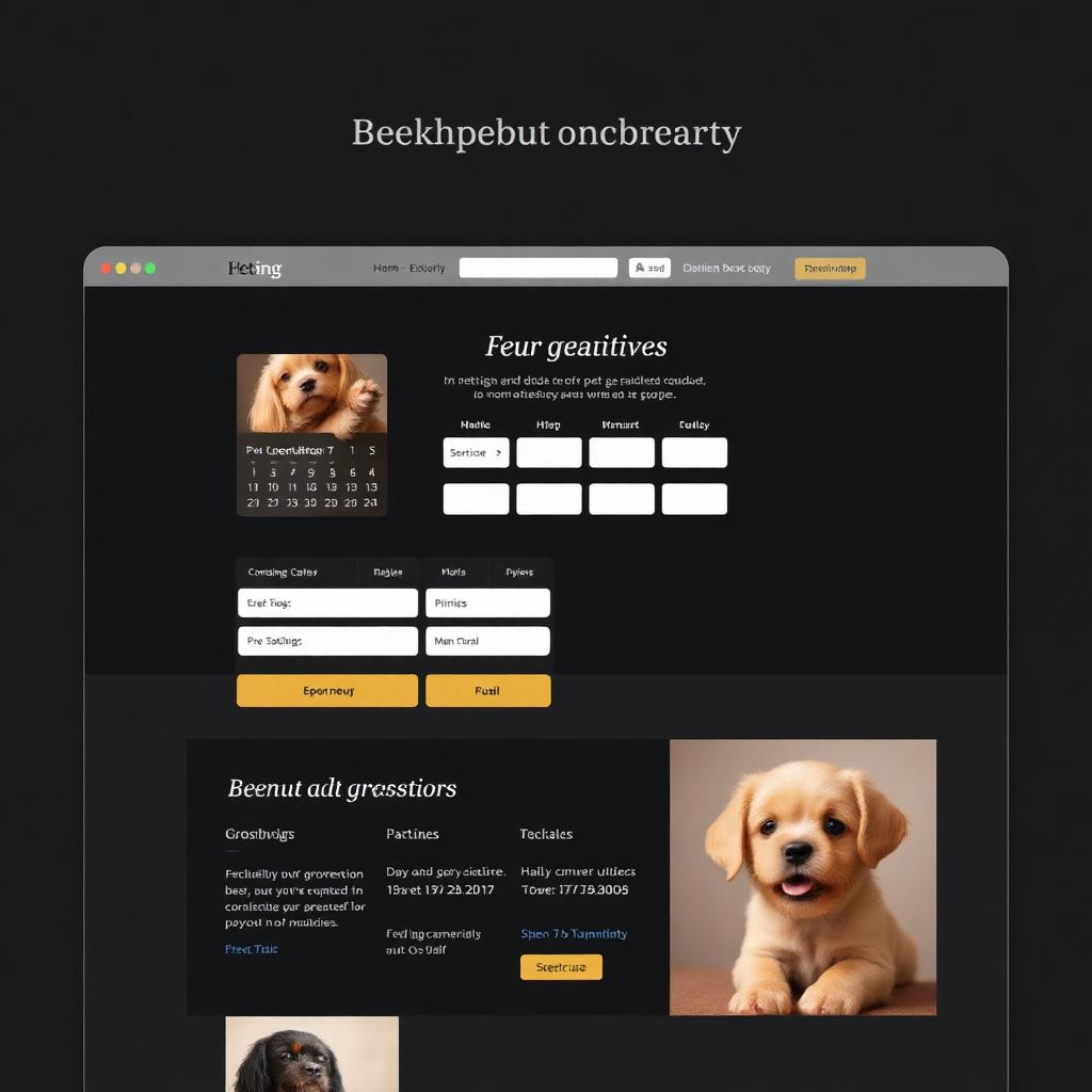 Pet Care & Grooming Sites — Pet Care · Grooming